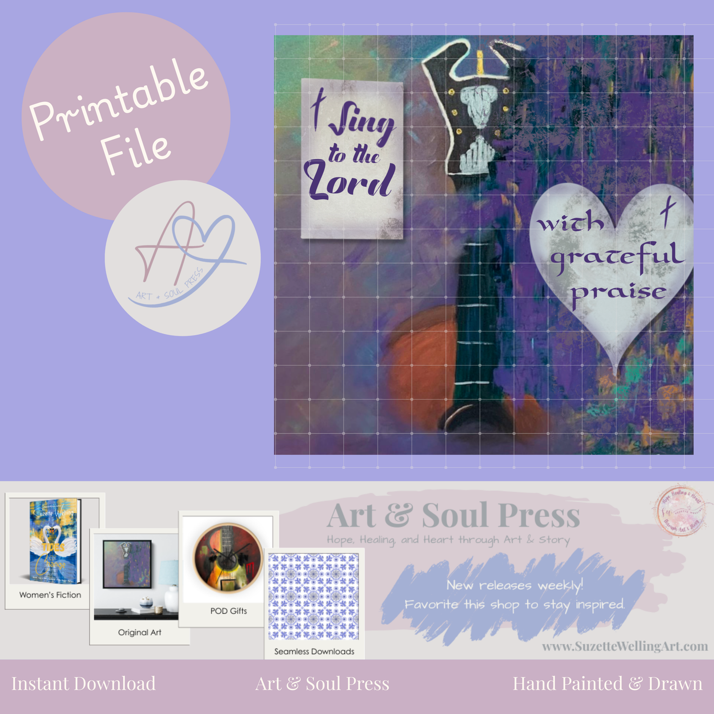 Sing to the Lord with Grateful Praise | Printable Art