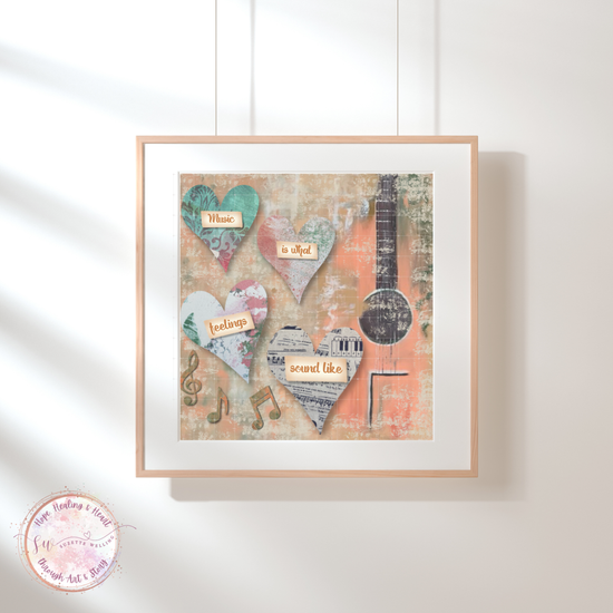 Music is What Feelings Sound Like V2 | Printable Download