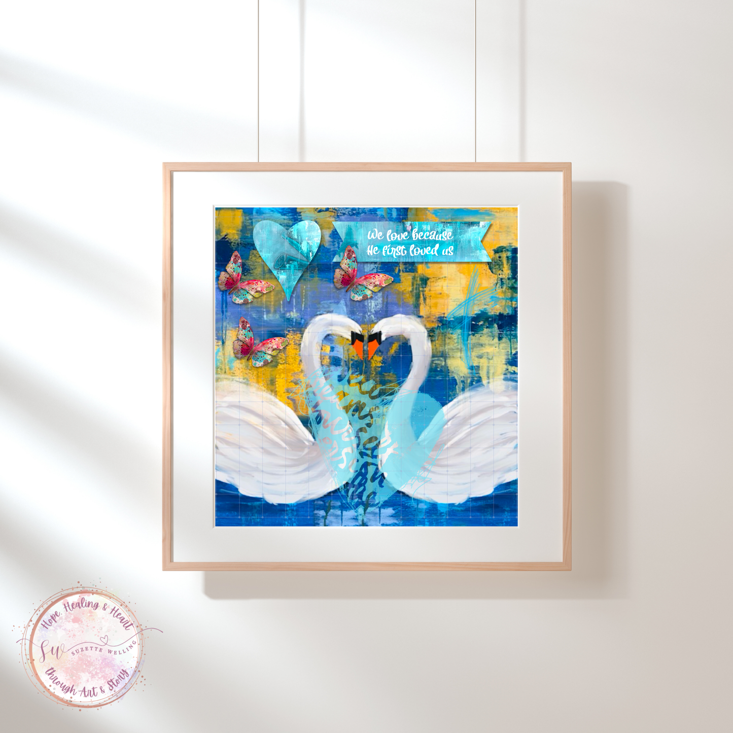 Love Lakeland | We Love Because He First Loved Us | Printable Download