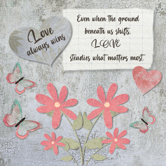 “Love Always Wins” | Inspirational Floral Digital Download