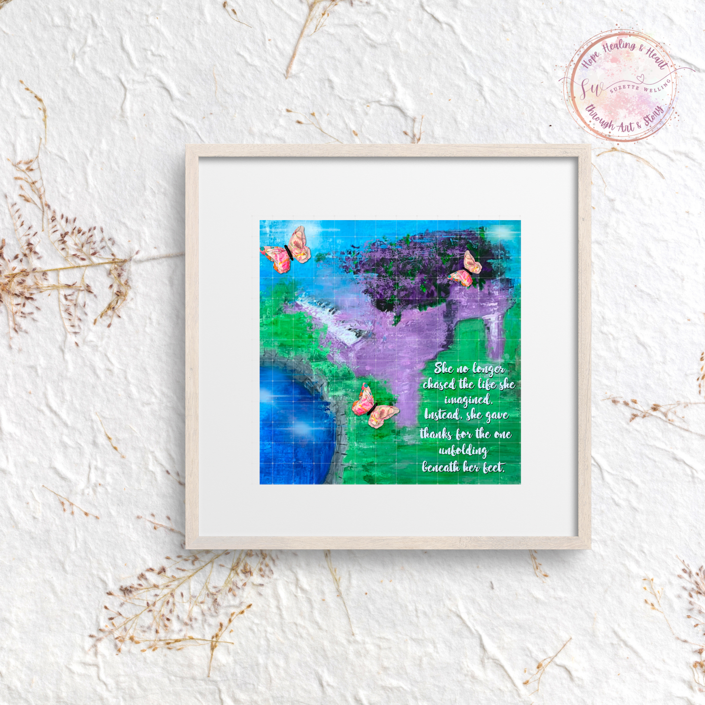 She No Longer Chased the Life She Imagined - Printable Download