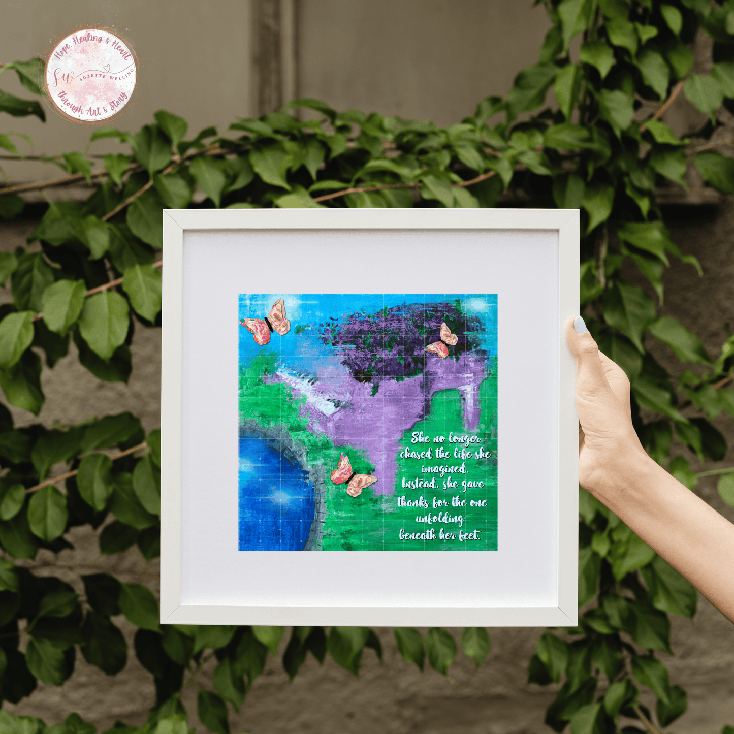 She No Longer Chased the Life She Imagined - Printable Download