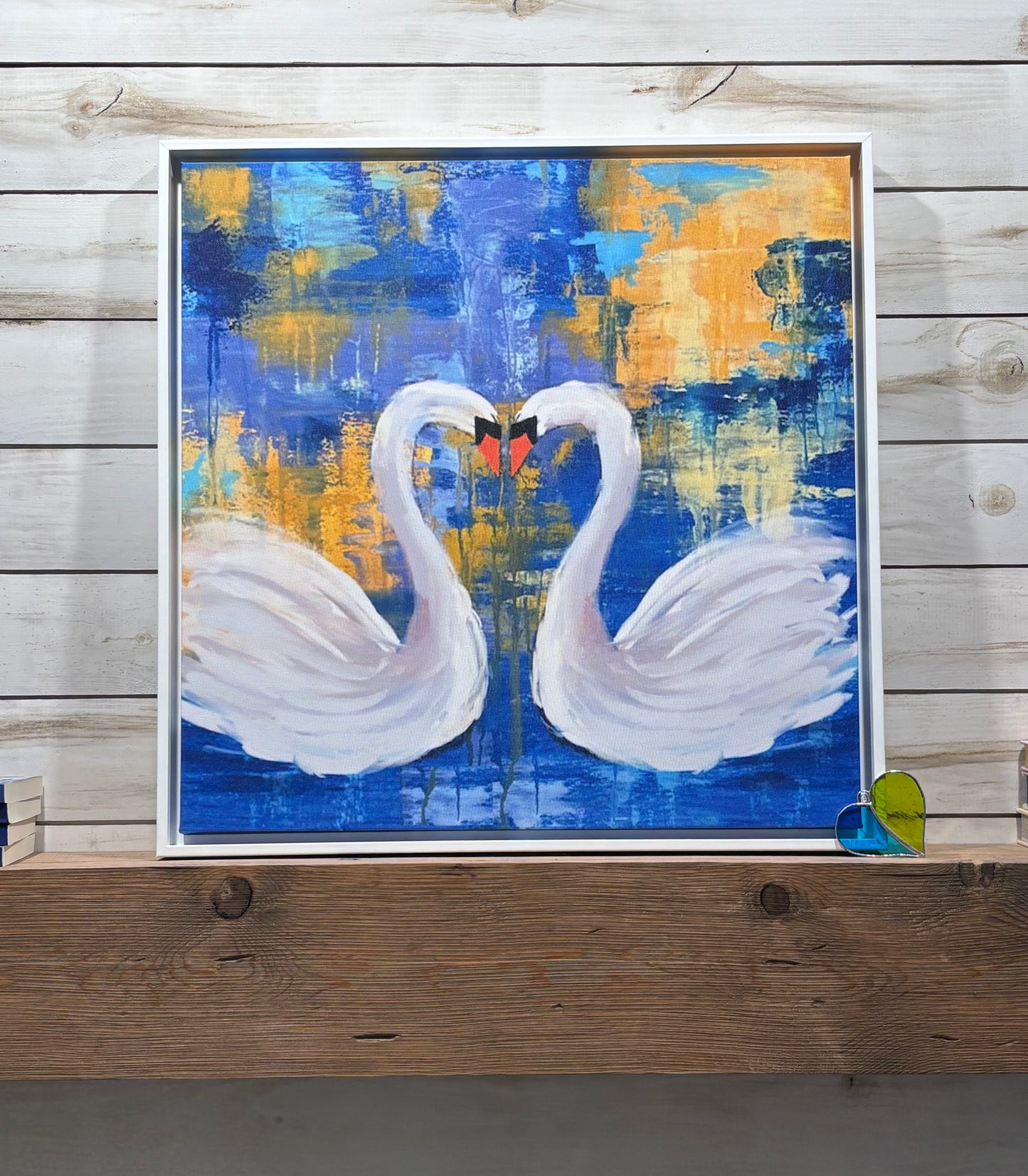 Framed Canvas Print: Love Lakeland