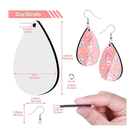 Peace Be With You Teardrop Earrings