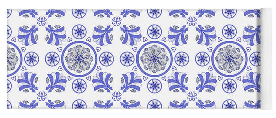 Blue Porcelain - Yoga Mat