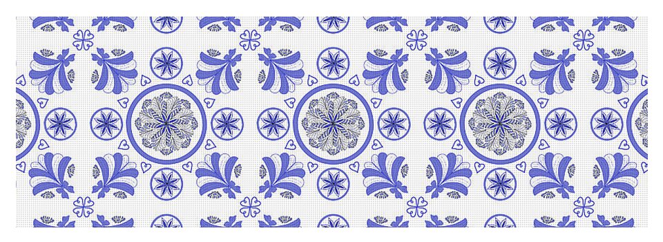 Blue Porcelain - Yoga Mat