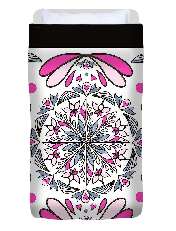 Coquette Bloom Tile - Duvet Cover