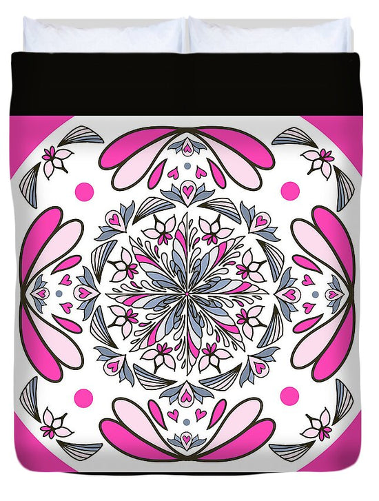 Coquette Bloom Tile - Duvet Cover