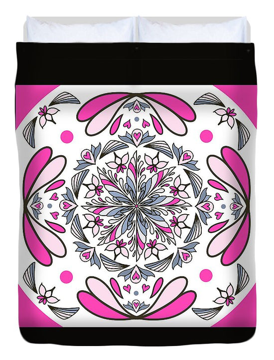 Coquette Bloom Tile - Duvet Cover