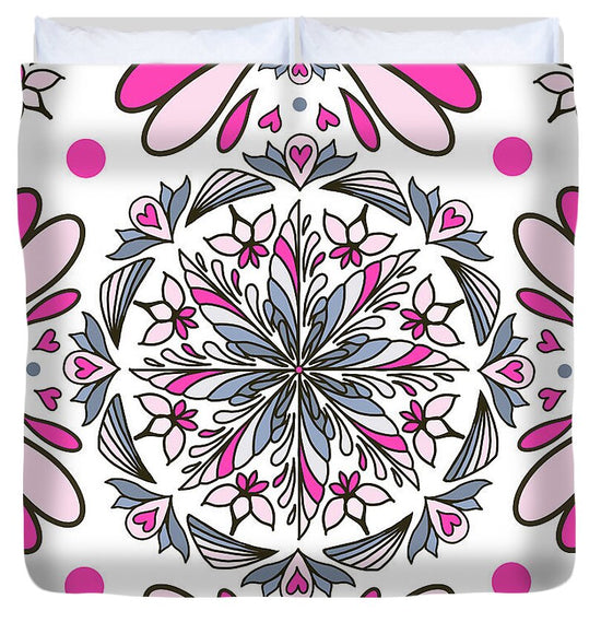 Coquette Bloom Tile - Duvet Cover
