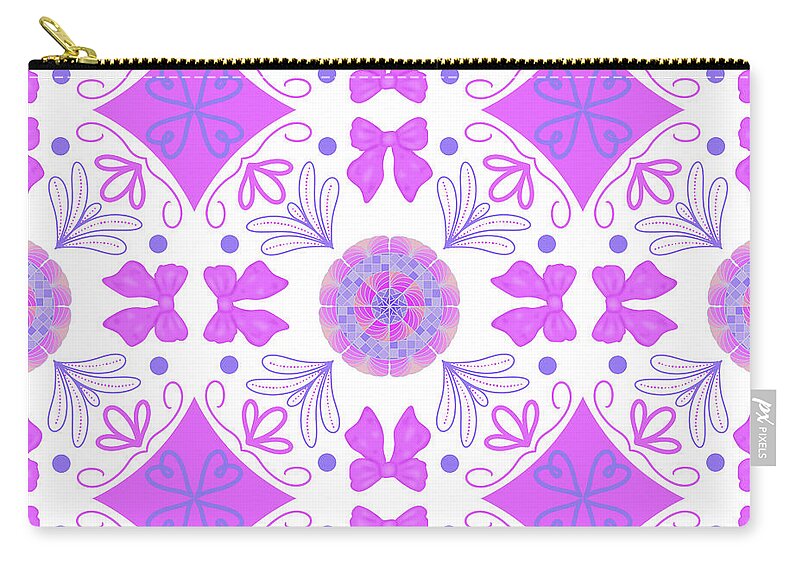Coquette Mosaic Heart Tile - Zip Pouch