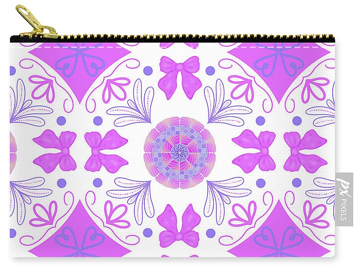Coquette Mosaic Heart Tile - Zip Pouch