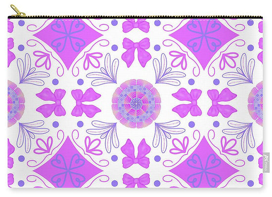 Coquette Mosaic Heart Tile - Zip Pouch