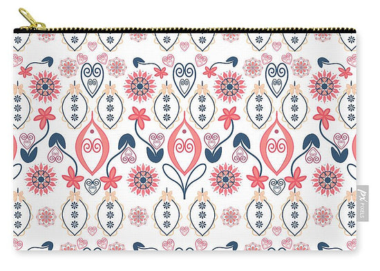 Folk Blossom Garden - Zip Pouch