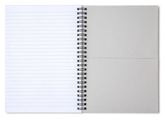 Blue Porcelain - Spiral Notebook
