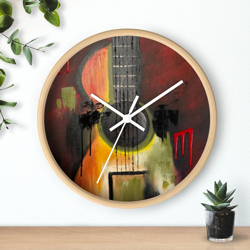Wall clock - Red Passion
