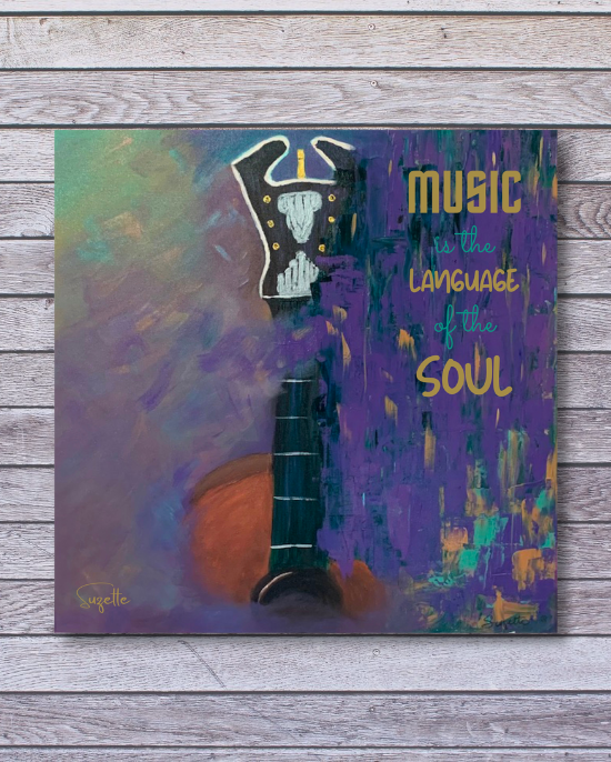 Printable Download: Music is the Language of the Soul - D'Angelico